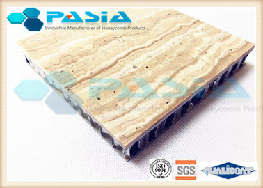 China Paneles de revestimiento ligeros del diseño de la pared interior, los paneles de piedra compuestos del travertino proveedor