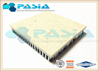 China El panel de aluminio del panal de la piedra caliza con la superficie plana extrema para la decoración al aire libre proveedor