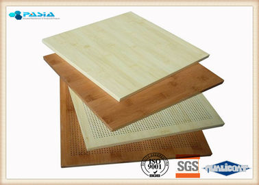 China El panel de aluminio de imitación de la división del grano de bambú, los paneles de aluminio de encargo proveedor