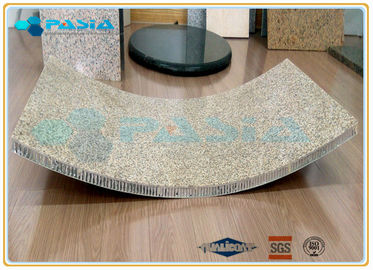 China Los paneles ultra finos curvados peso ligero del granito de los paneles de la piedra del panal proveedor