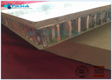 China Los paneles modificados para requisitos particulares de la piedra del panal del grueso para la decoración al aire libre proveedor