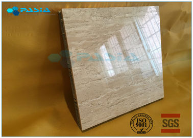 China Los paneles de aluminio del compuesto de la hoja/del mármol del panal de los cubículos del servicio proveedor