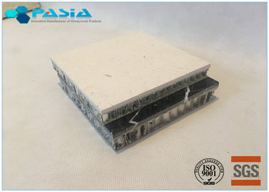 China Hoja de aluminio de piedra del panal del travertino, los paneles de piedra compuestos de la decoración proveedor