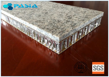 China El panel durable de la base de panal de la piedra del granito con la superficie pulida tratada proveedor