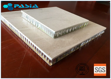 China Los paneles de gran tamaño naturales de la piedra del panal, los paneles compuestos de mármol con el borde doblado proveedor