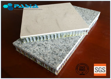 China La piedra pulida del panal del grueso de 20m m artesona los paneles de aluminio ligeros proveedor