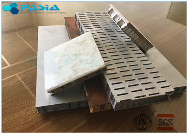 China Piso compuesto estático anti de la longitud de la base material de aluminio 6m m lateral perforada del panal proveedor