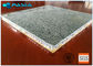 El panel de aluminio de piedra del panal del granito con el borde abierto para la decoración interior proveedor
