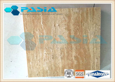China Los paneles flexibles de la piedra del panal con el martillo del sonido/del aislamiento de calor forrado proveedor