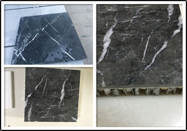 China El panel de aluminio de piedra de mármol del panal con el borde abierto para la decoración interior proveedor