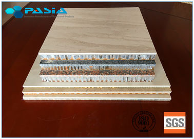 China la piedra de mármol clasificada 600x600 del panal artesona los paneles de aluminio de la base de panal proveedor