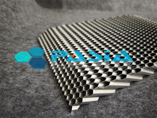 China High Specific Surface Area Angled Aluminum Honeycomb Core For Air Purification proveedor