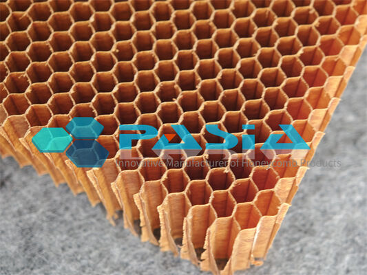 China High Strength Self Extinguishing Aramid Honeycomb Core With Low Smoke Emission proveedor