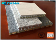 Grueso modificado para requisitos particulares el panel de piedra de aluminio plano de mármol sellado borde del panal del tablero