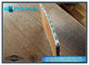 Sobre el panel de aluminio ultra ancho del panal de la anchura de 1,5 metros con el grano de madera de imitación y el borde abierto proveedor