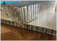 Rebanadas de aluminio perforadas ligeras de la base de Honeycome, hoja del material 0.05m m del panal proveedor
