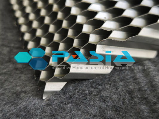 High Specific Surface Area Angled Aluminum Honeycomb Core For Air Purification proveedor