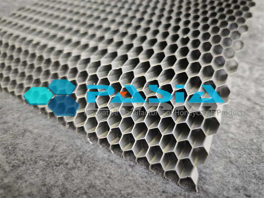 High Specific Surface Area Angled Aluminum Honeycomb Core For Air Purification proveedor