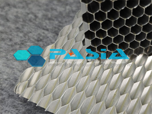 Corrosion Resistant Chromate‑coated Aluminum Honeycomb Energy Absorber Pad in 1250×1250mm Size for Railway Vehicle Buffering with Stable Plateau Stress Characteristics. proveedor