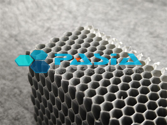Corrosion Resistant Chromate‑coated Aluminum Honeycomb Energy Absorber Pad in 1250×1250mm Size for Railway Vehicle Buffering with Stable Plateau Stress Characteristics. proveedor