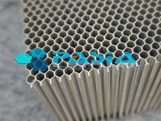 Corrosion Resistant Chromate‑coated Aluminum Honeycomb Energy Absorber Pad in 1250×1250mm Size for Railway Vehicle Buffering with Stable Plateau Stress Characteristics proveedor