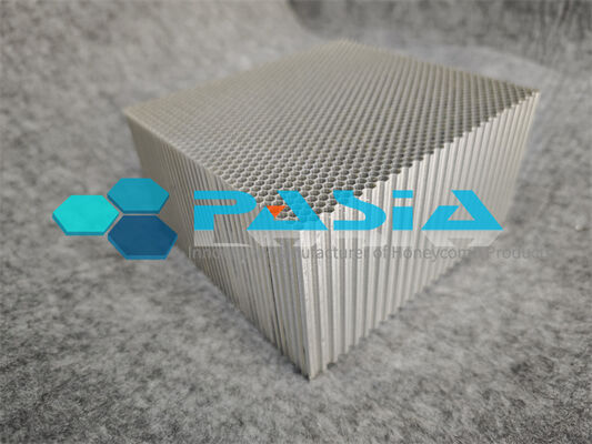 Corrosion Resistant Chromate‑coated Aluminum Honeycomb Energy Absorber Pad in 1250×1250mm Size for Railway Vehicle Buffering with Stable Plateau Stress Characteristics proveedor