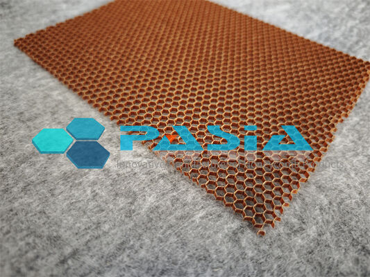Core de panal de panal de abejas de aramida ligero y resistente a la llama para el interior aeroespacial proveedor